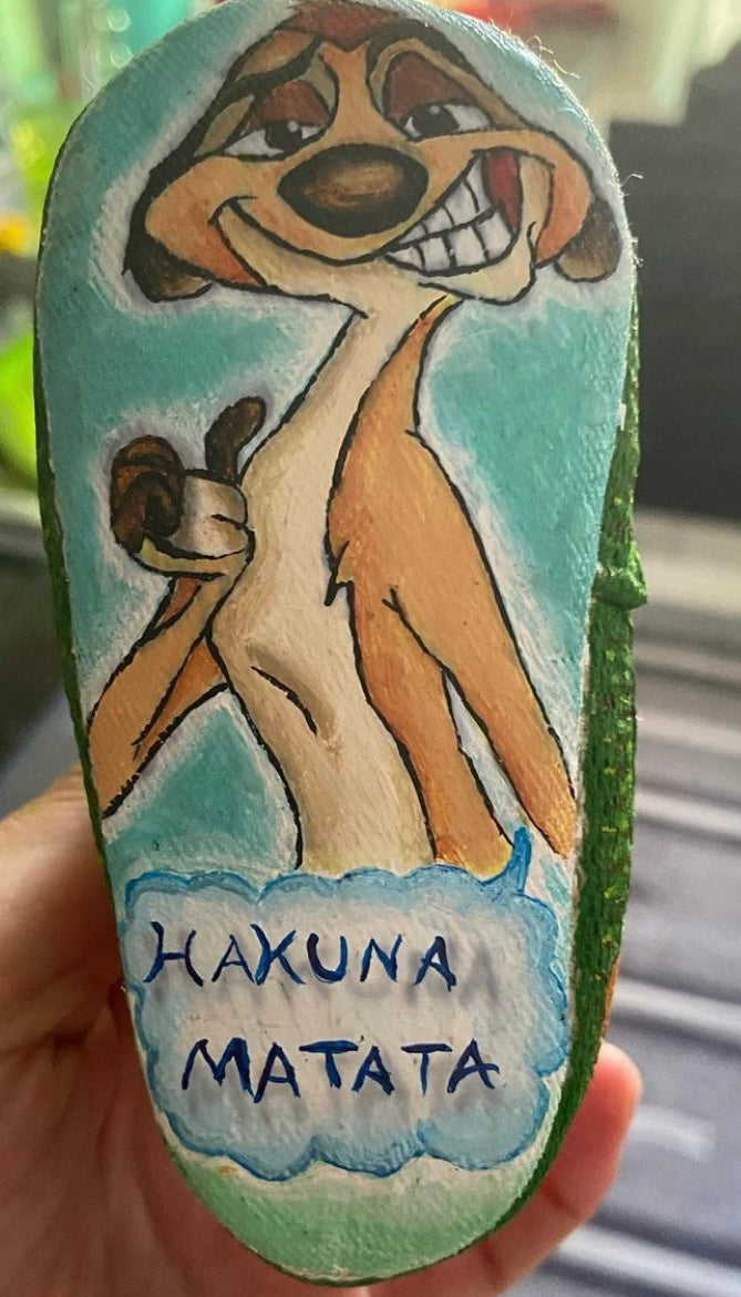 Scarpine Neonato Custom Timon & Pumbaa – Fantasia, Tenerezza e Hakuna Matata