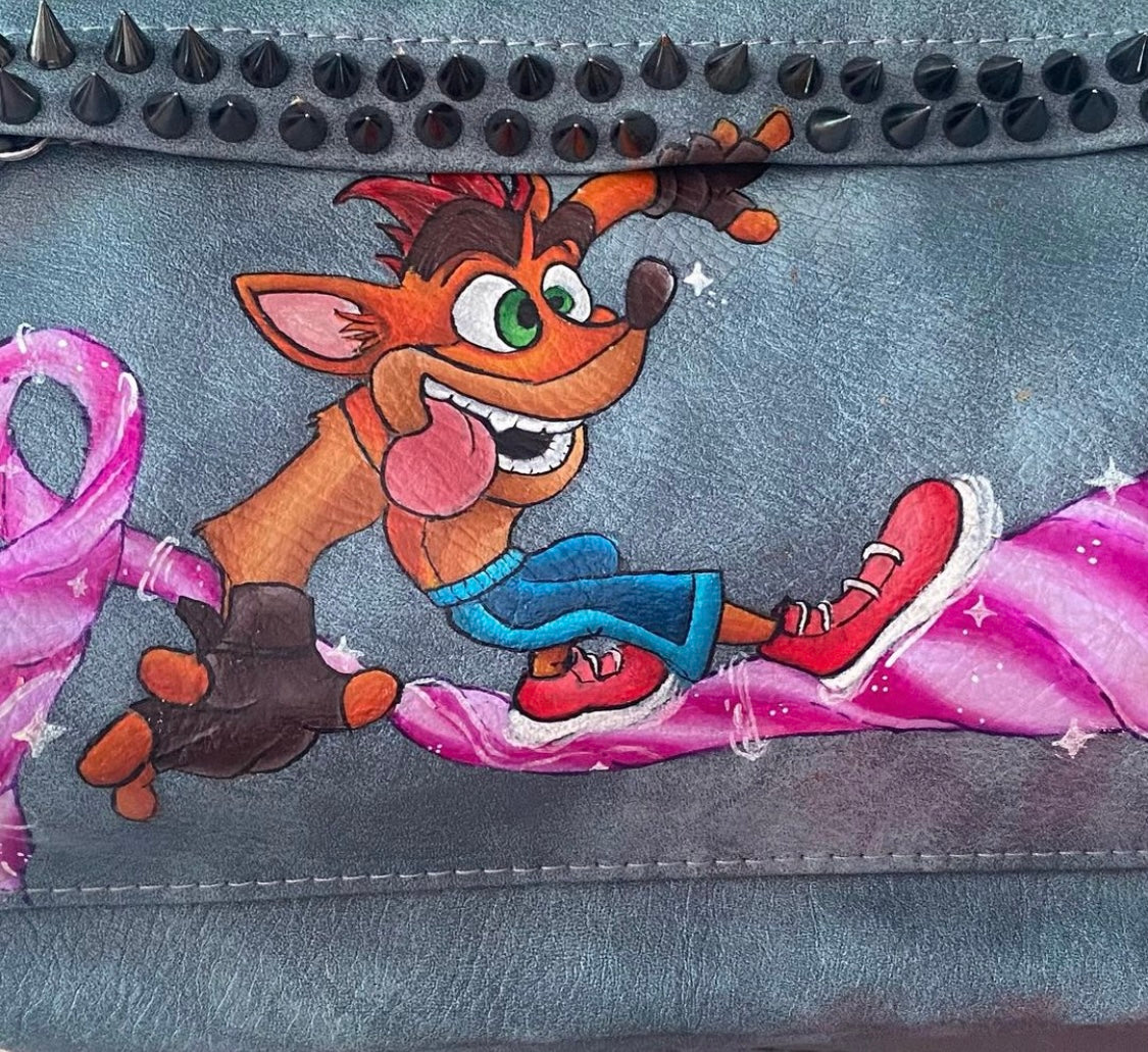 Zaino Custom “Crash & Aku Aku” – Power-Up Edition