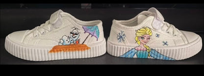 ❄️ SCARPE CUSTOM FROZEN – Magia e Stile per Piccole Regine