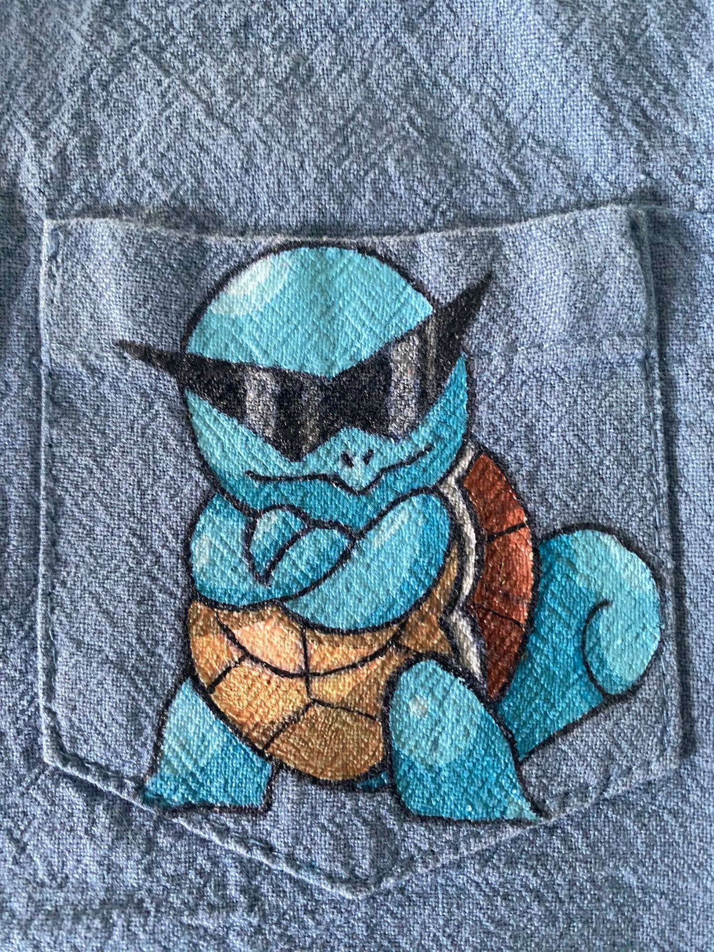 Camicia “Squirtle se la cava” – Edizione riparata e potenziata