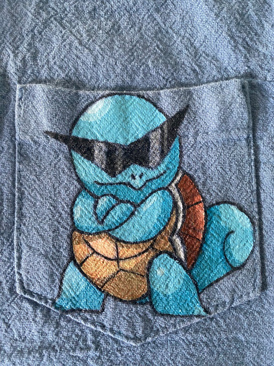 Camicia “Squirtle se la cava” – Edizione riparata e potenziata