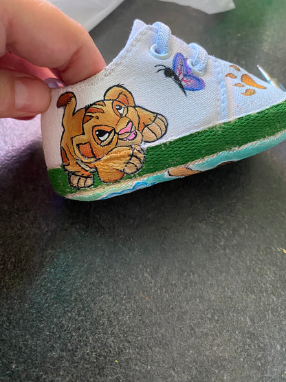 Scarpine Neonato Custom Timon & Pumbaa – Fantasia, Tenerezza e Hakuna Matata